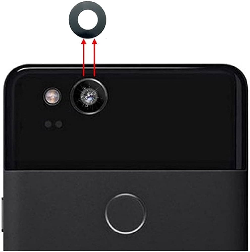 Back Camera Glass Lens for Google Pixel 2XL Black