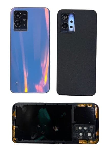Back Panel with Camera Glass for Vivo Y75 5G Blue