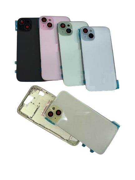 Back Panel Housing for Apple iPhone 15 Plus silver