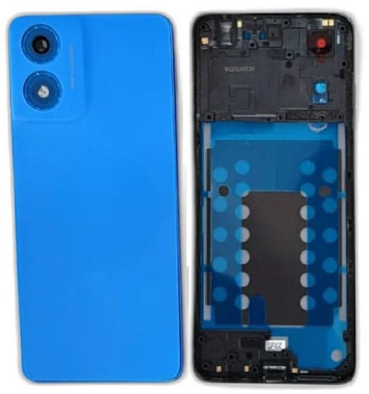 Back Panel Housing for Motorola Moto G04 Blue