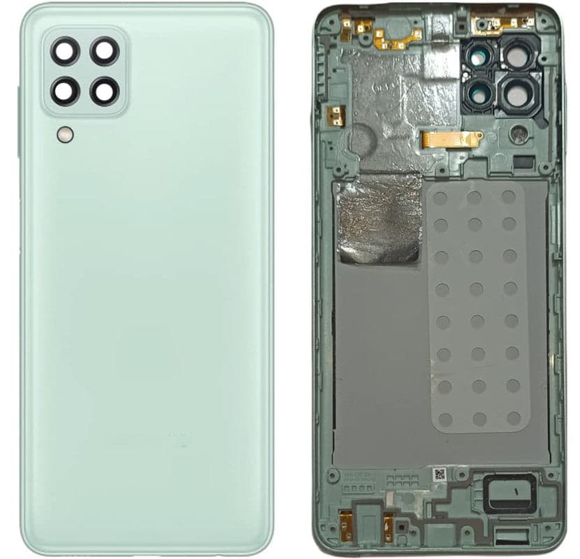 Back Panel With Middle Ring for Samsung Galaxy A22 (4G) Mint Green