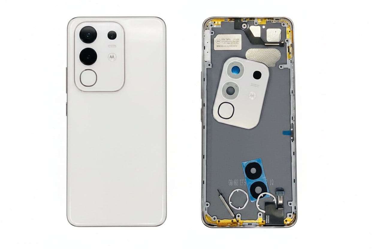 Back Panel Housing for Vivo T4x 5G White