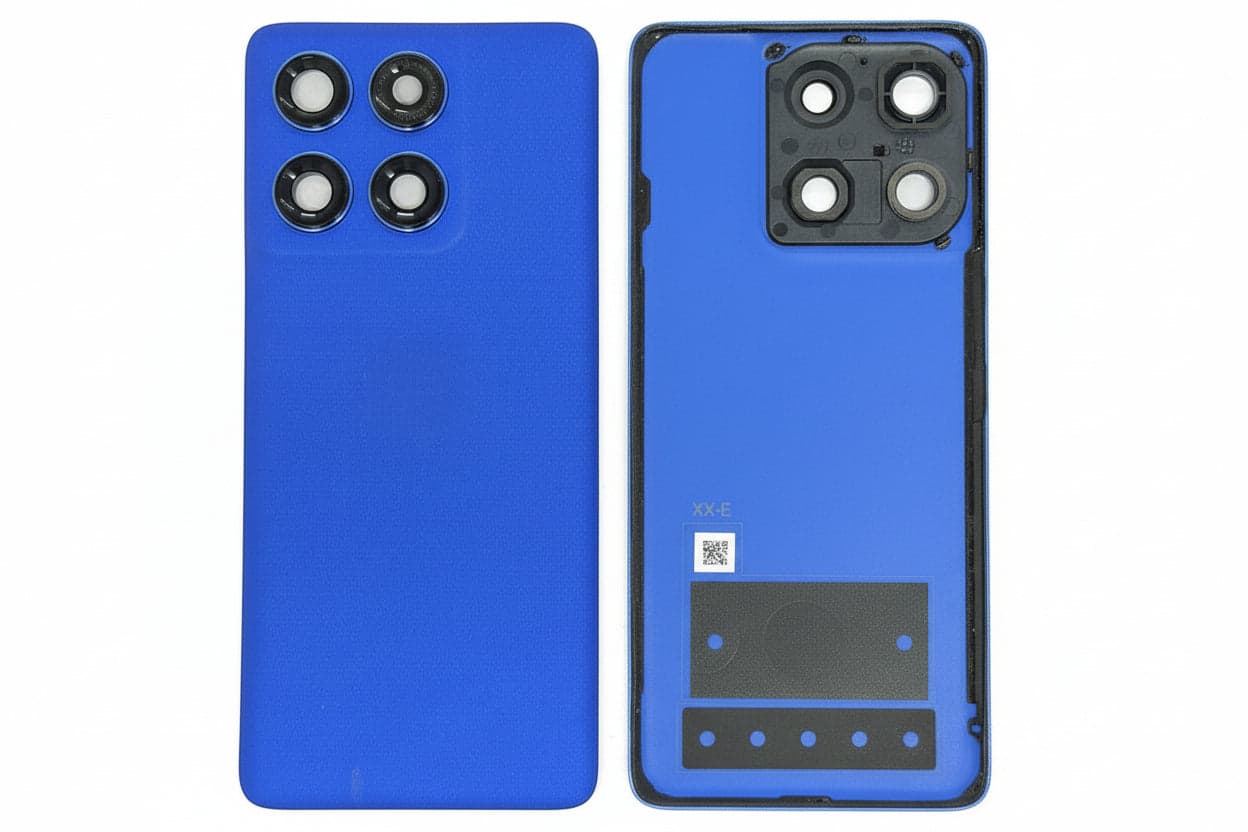 Back Panel with Camera Glass for Motorola Moto Edge 60 Pro Blue