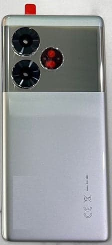 Back Panel with Camera Glass for Realme GT 6T Silver