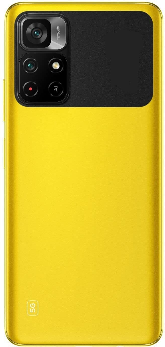 Battery Door Back Panel Housing for Poco M4 Pro (5G)  Yellow