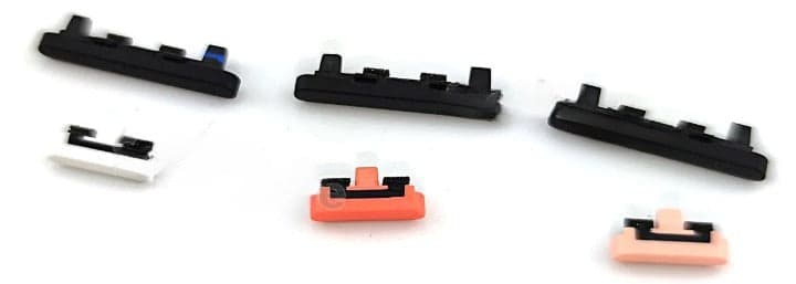 External Side Button Out Keys for Google Pixel 4 Orange