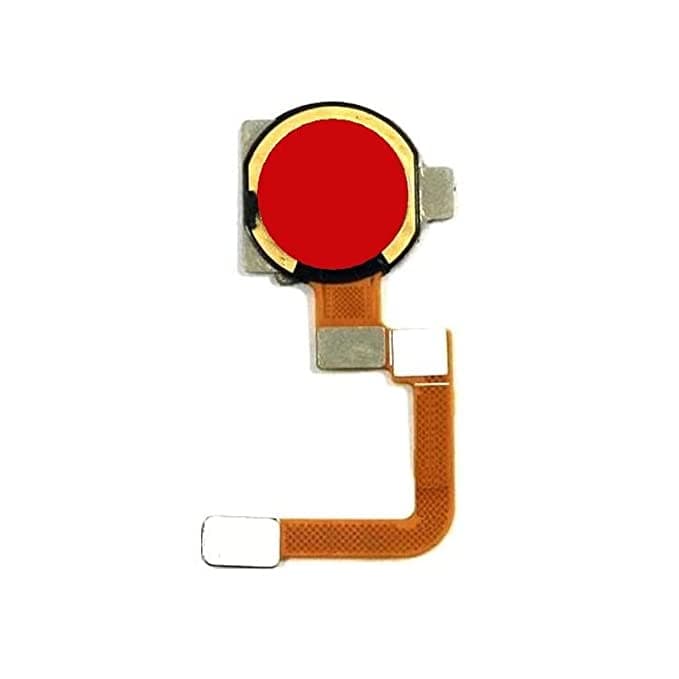Fingerprint Sensor Flex for Realme C12 Red