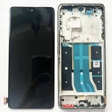 Lcd Display Combo Folder with Frame for Realme 12 Pro 5G Black