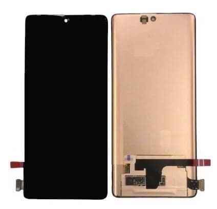 Lcd Display Combo Folder with Frame for Vivo T2 Pro Black