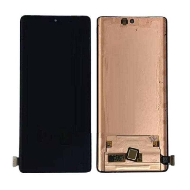 Lcd Display Combo Folder with Frame for Vivo V30E Black