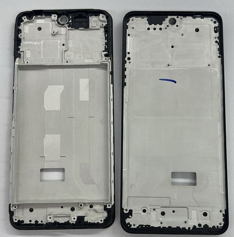 Lcd Frame Middle Chassis for Vivo T4X Black