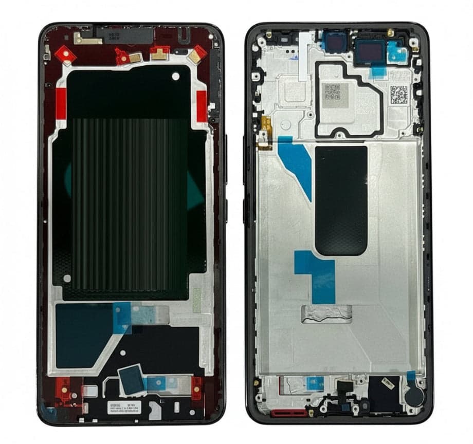Lcd Frame Middle Chassis for Vivo V50E Black