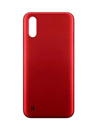 Mozomart Back Panel for Samsung Galaxy A01 Red