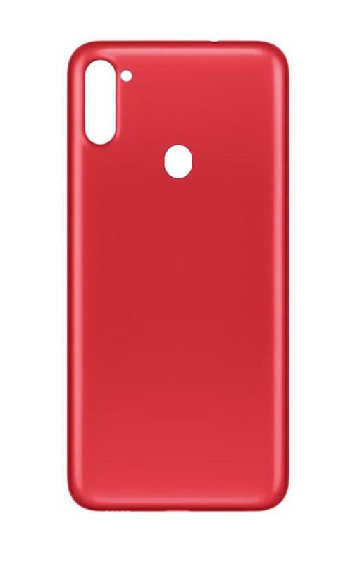 Mozomart Back Panel for Samsung Galaxy A11 Red