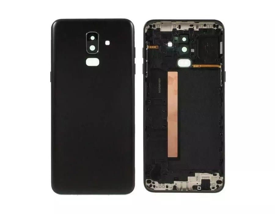Mozomart Back Panel for Samsung Galaxy J8 Black