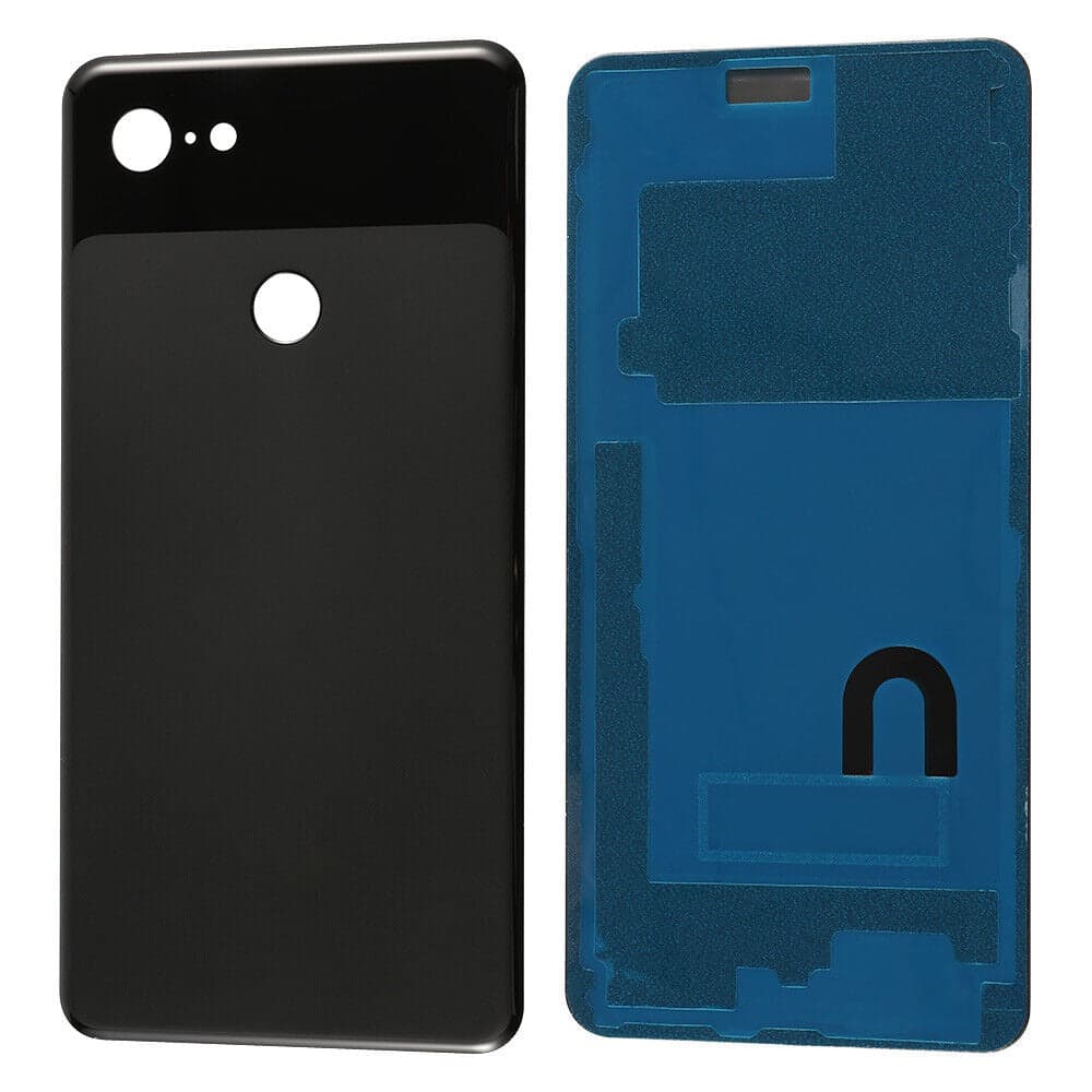 Mozomart Back Panel Glass for Google Pixel 3 XL : Black