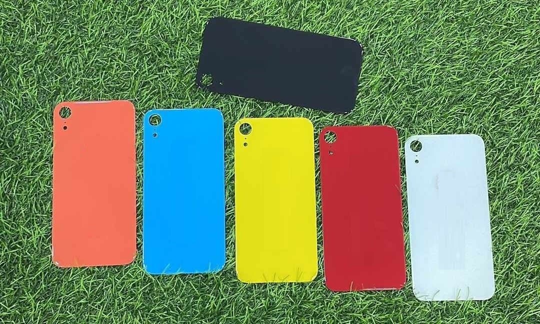 Mozomart Back Panel Glass for iPhone XR : Yellow