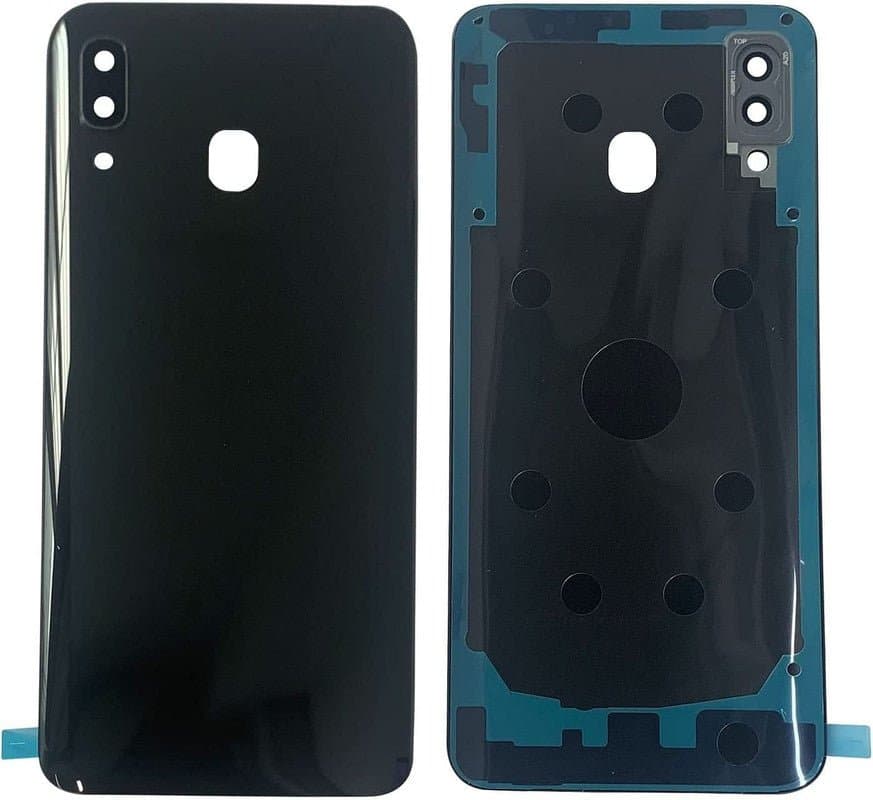 Back Panel Cover for Samsung Galaxy A20 Black