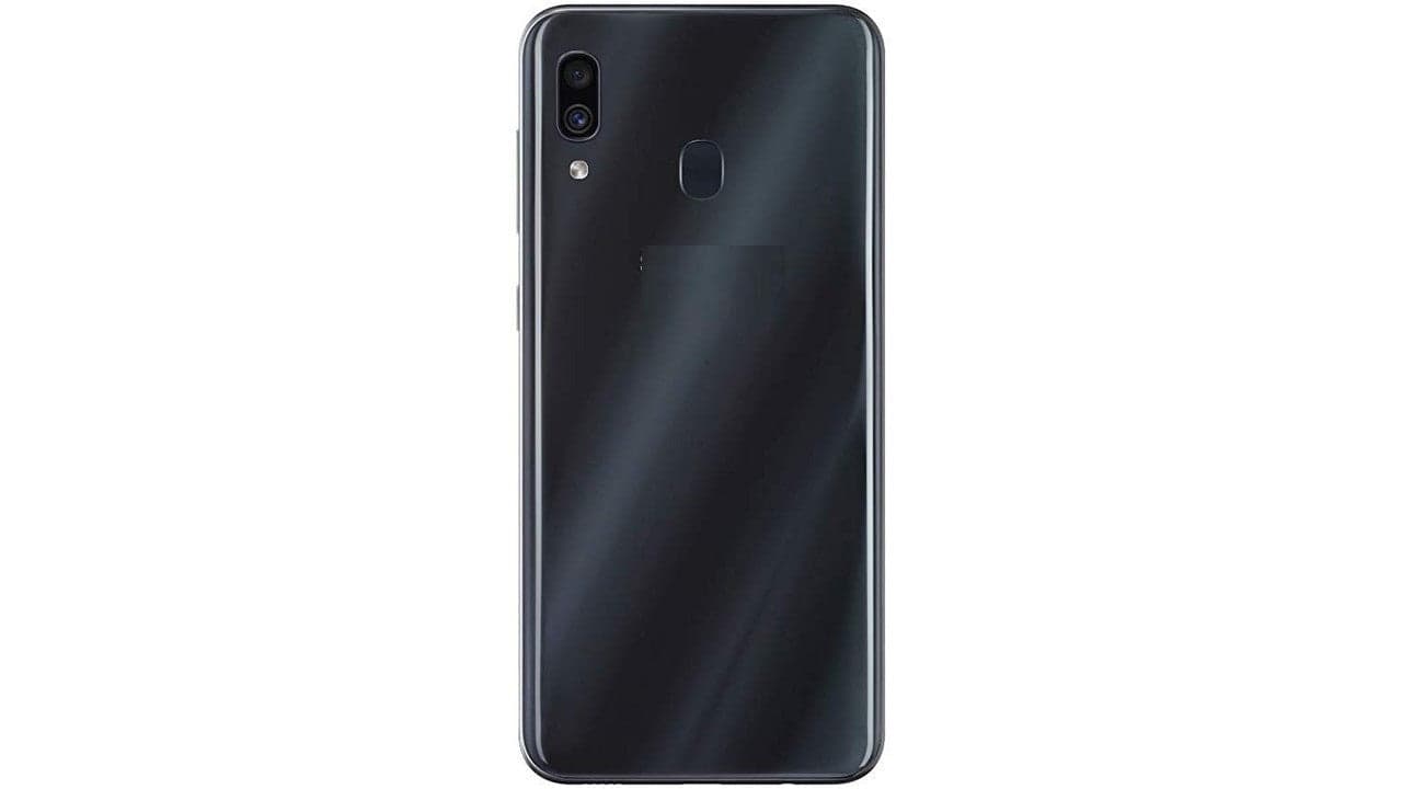 Back Panel Cover Body for Samsung Galaxy A30 Black