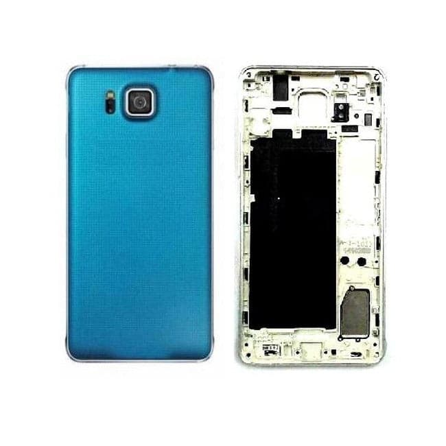 Mozomart Back Panel Housing Body for Samsung Galaxy Alpha  Blue