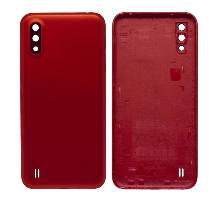 Back Panel Cover for Samsung Galaxy M01 Red