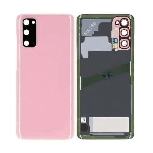 Back Panel With Lens for Samsung Galaxy S20 FE Pink