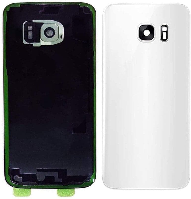 Back Panel With Camera Lens for Samsung Galaxy S7 White