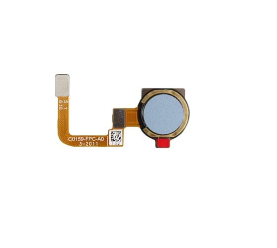 Fingerprint Sensor Flex for Realme C15 Silver