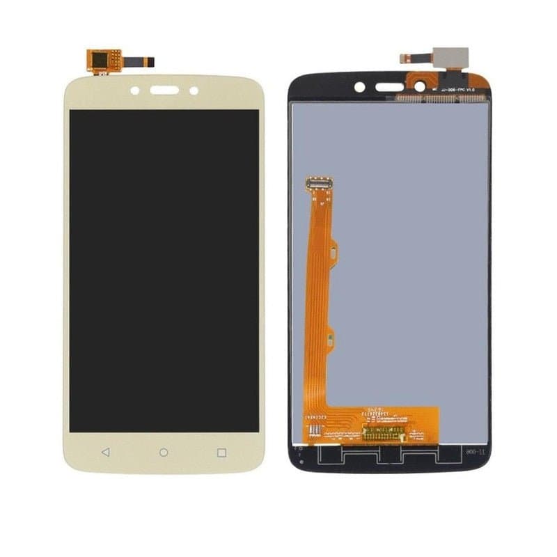 Lcd Display Combo Folder for Motorola Moto C Gold
