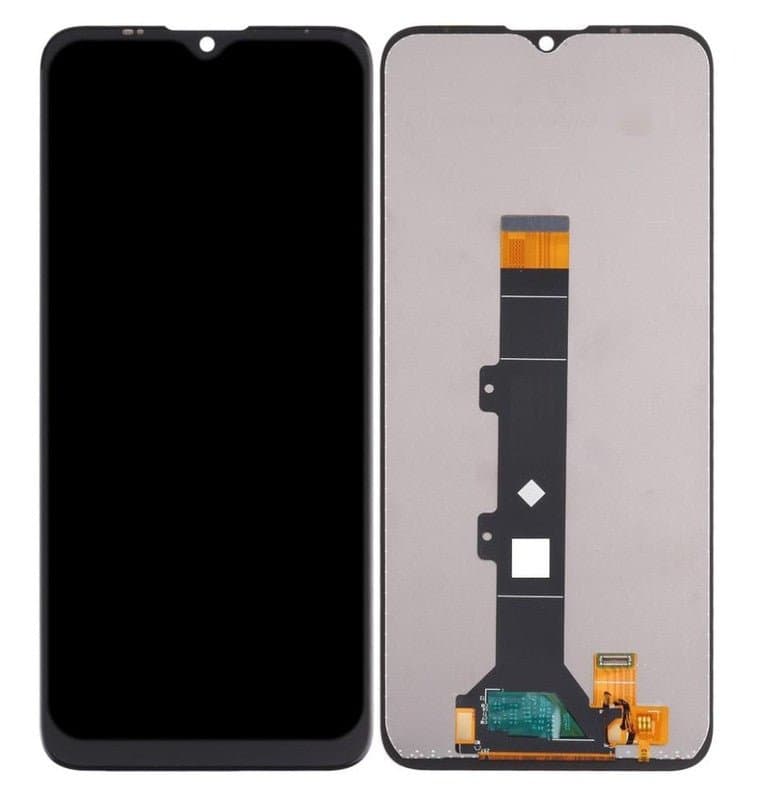 Lcd Display Combo Folder for Motorola Moto E20 Black