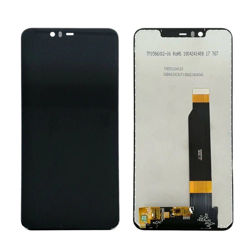 Mozomart Lcd Display Folder for Nokia 5.1 Black
