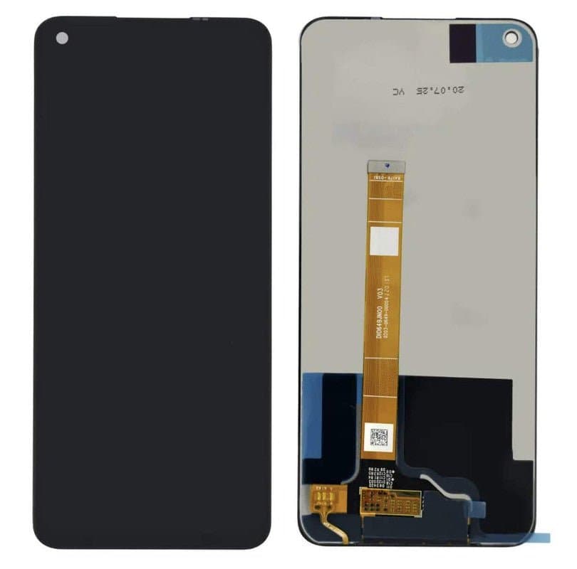 Lcd Display Combo Folder for Realme 6i Black