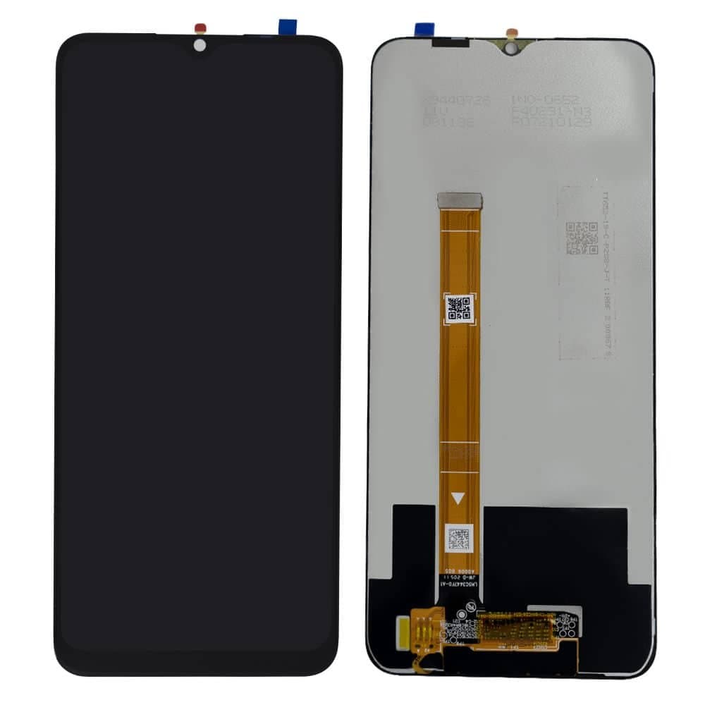 Lcd Display Combo Folder for Realme C25 Black