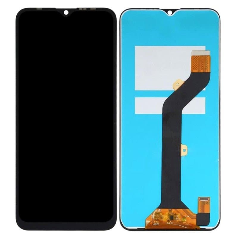 Lcd Display Combo Folder for Tecno Spark 8C KG5k Black