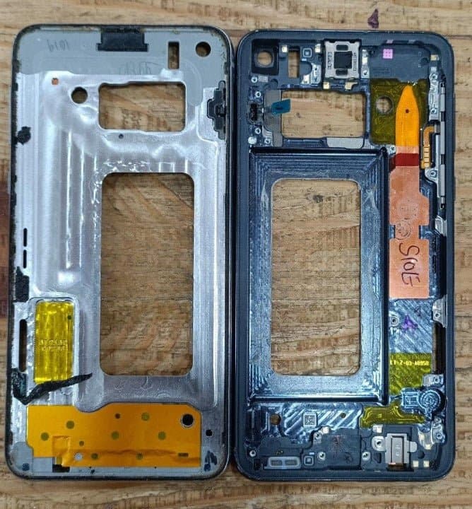 Lcd Frame Middle Chassis for Samsung Galaxy S10E : Black