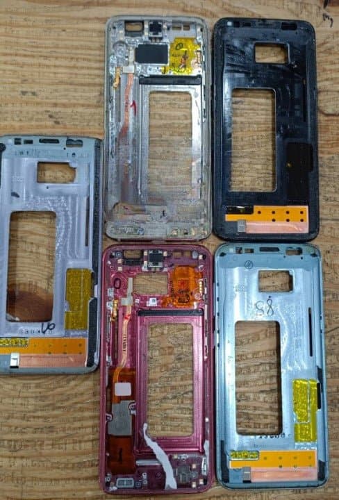Mozomart Lcd Display Middle Frame for Samsung Galaxy S8 : Black