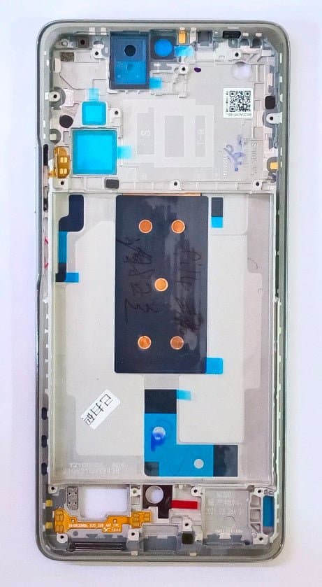 Mozomart Lcd Display Middle Frame for Xiaomi Mi 11T Pro : Silver