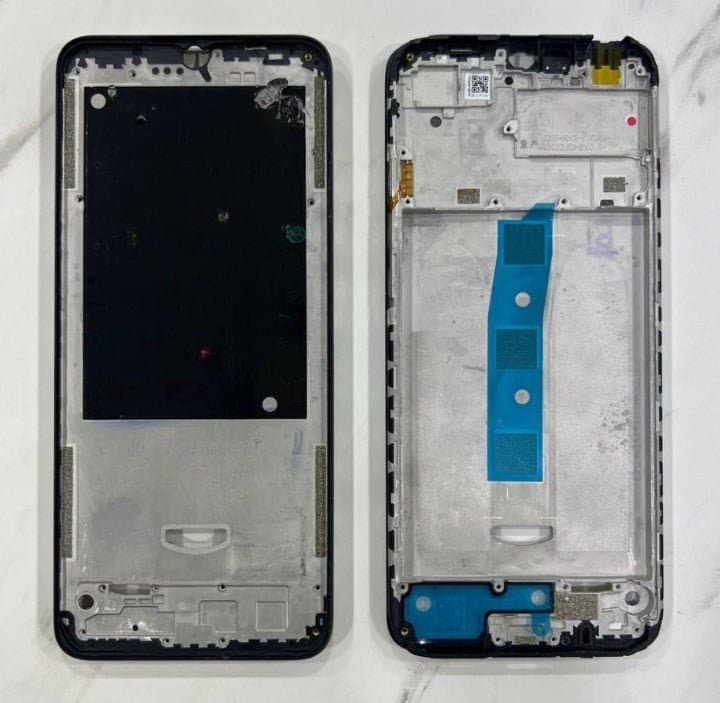 Mozomart Lcd Display Middle Frame for Xiaomi Redmi 10C : Black