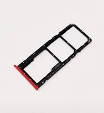 Sim Tray Slot Holder for Realme C20 Red