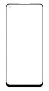 Touch Screen Front Glass for Realme 9 Pro Black