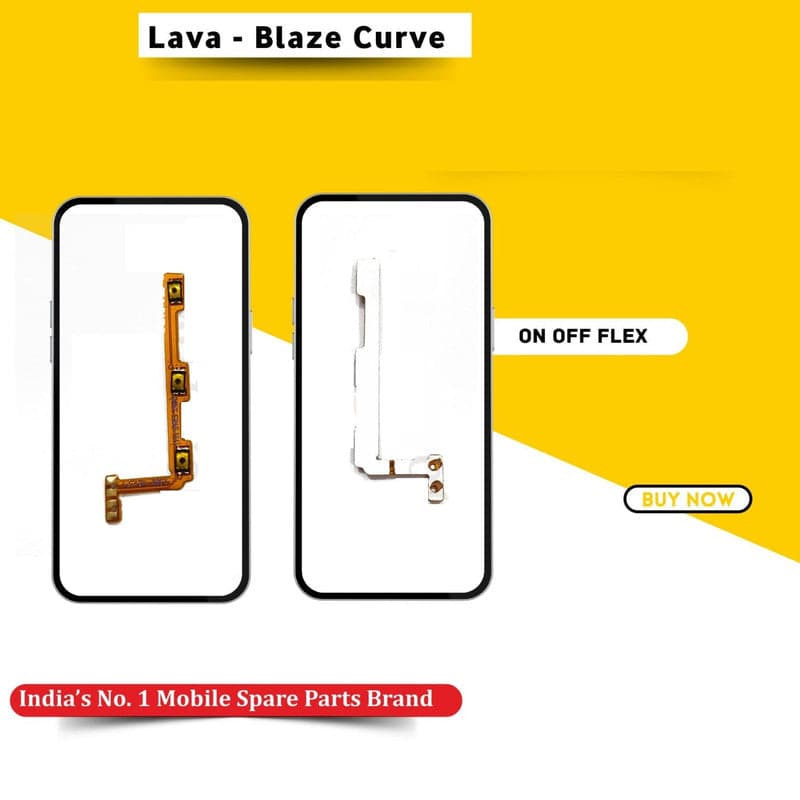 Power Volume Button Flex for Lava Blaze curve