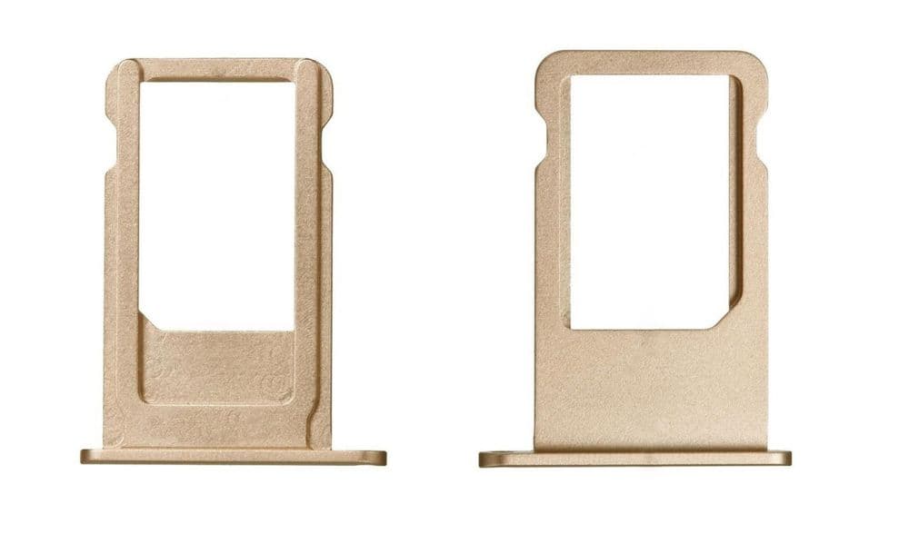 Sim Tray Slot Holder for Samsung Galaxy Alpha  Gold