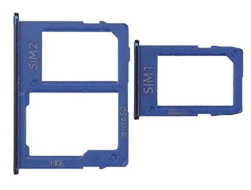 Sim Tray Slot Holder for Samsung Galaxy J6 Plus Blue