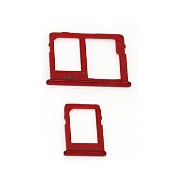 Sim Tray Slot Holder for Samsung Galaxy J6 Plus Red