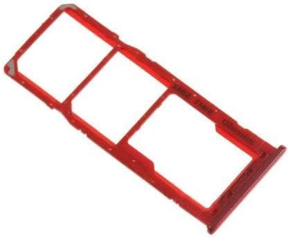 Sim Tray Slot Holder for Samsung Galaxy M12 Red