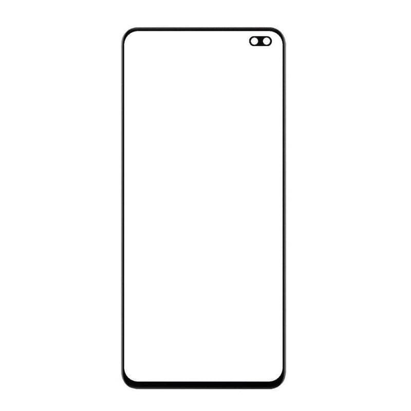 Touch Screen Front Glass for Vivo V19 Black