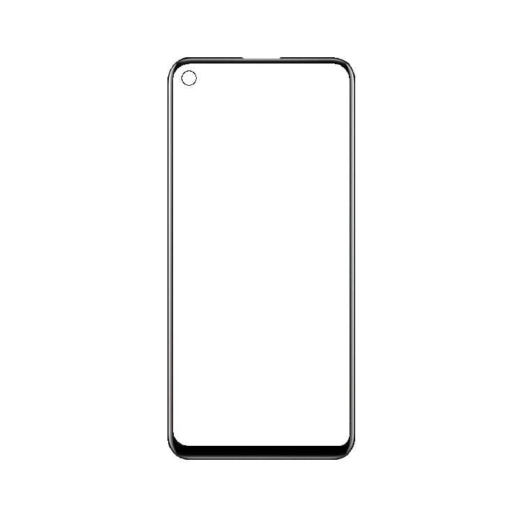 Touch Screen Front Glass for Vivo Y30 Black