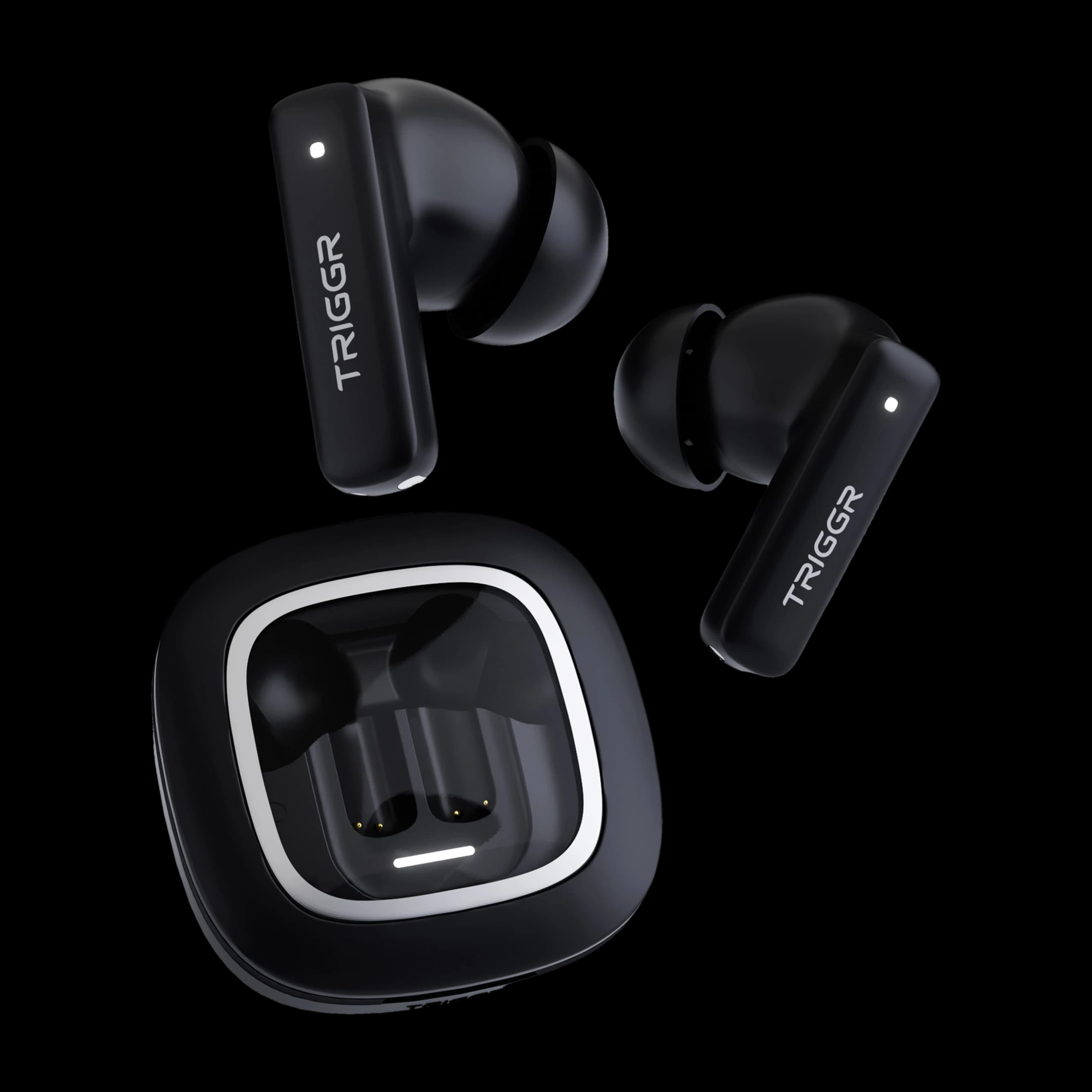 Triggr Apex S1 Replacement — Both Earbuds (Pair) / Midnight Black