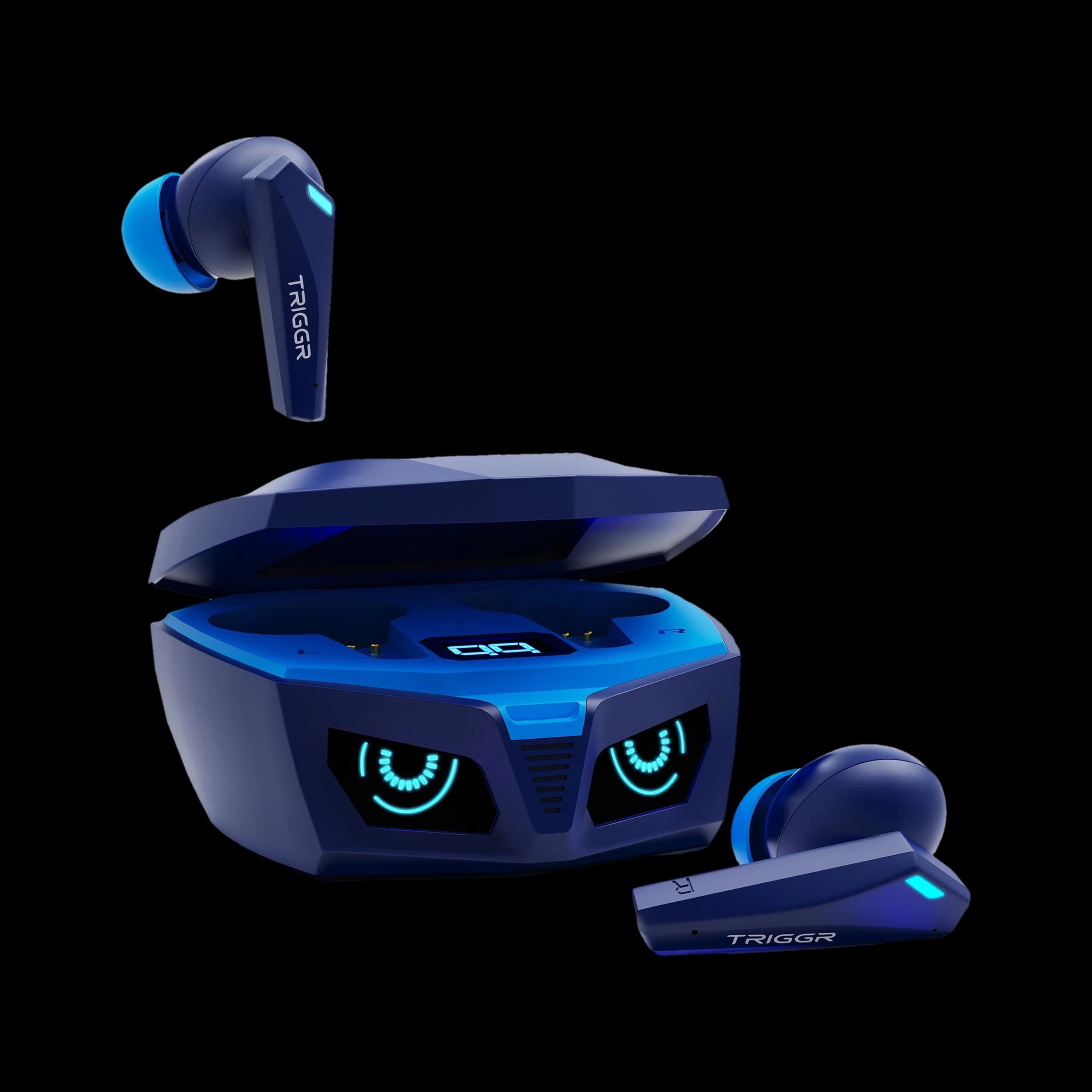 Triggr Kraken X1 Plus Replacement — Both Earbuds (Pair) / Cobalt Mariner