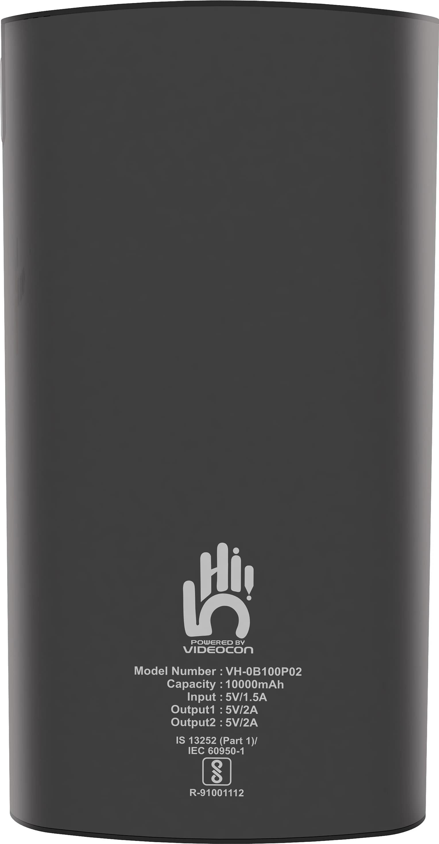 Videocon 10000mAh Portable Power Bank  V1528